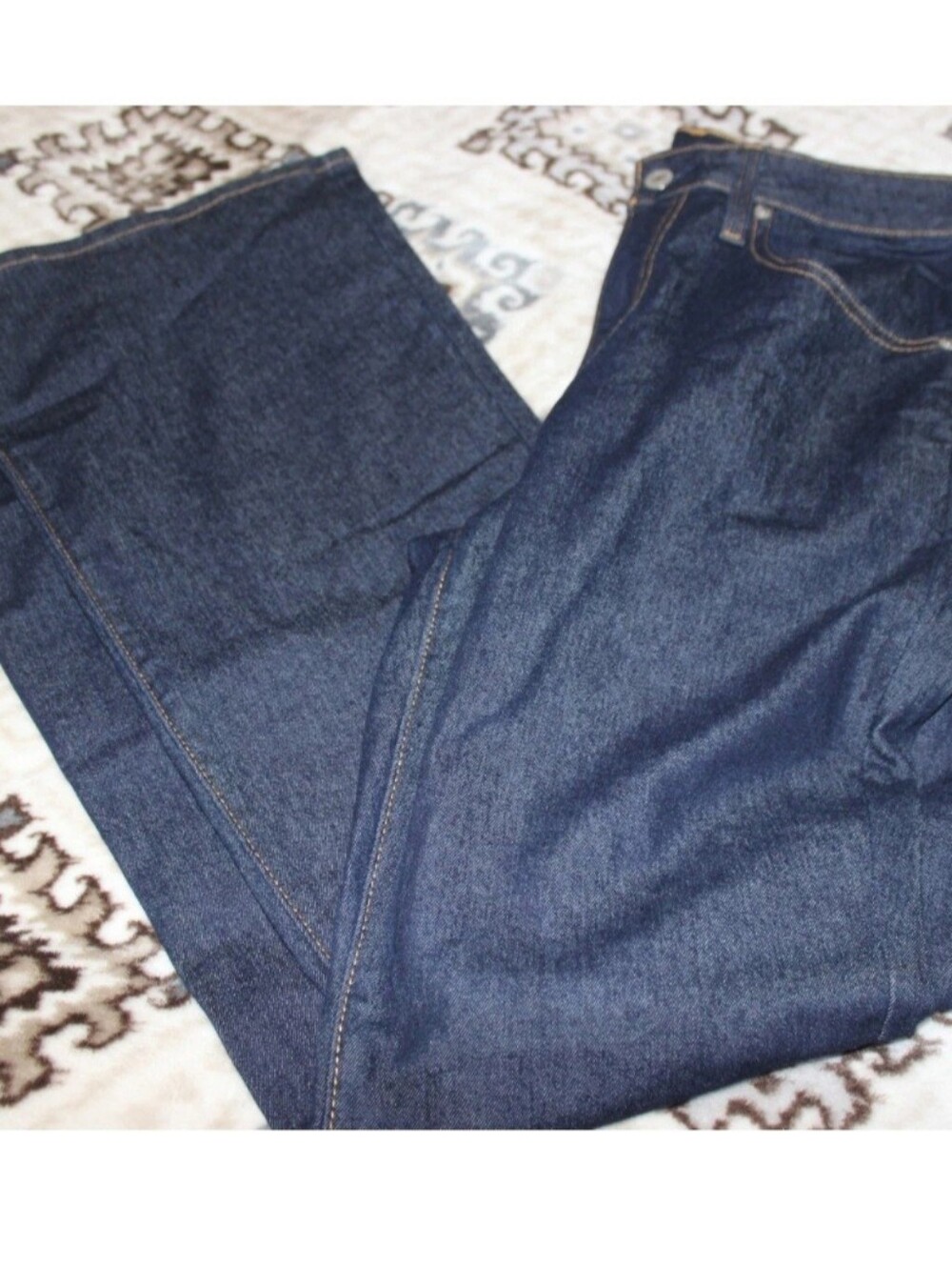 New Levi Strauss & Co 726 Flare Dark Wash Jeans 30 X 32 High Rise Slim Hip & Thi